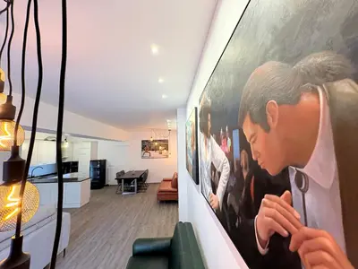 TV/Unterhaltungsangebot in der Unterkunft Quentins Loft