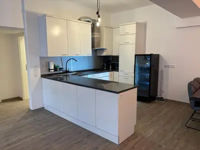Küche/Küchenzeile in der Unterkunft Quentins Loft