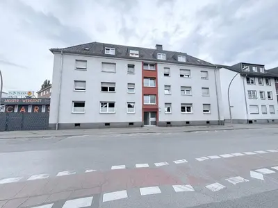 Das Gebäude in dem sich die Ferienwohnung befindet
