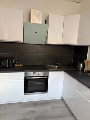 Küche/Küchenzeile in der Unterkunft Gemütliche 2-Zimmer im Erdgeschoss mit guter Anbindung