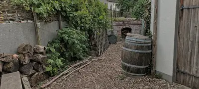 Grundriss der Unterkunft Fachwerkhaus mit Garten nah an Stadt und Natur