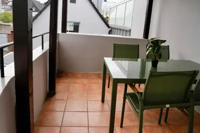 Ein Balkon oder eine Terrasse in der Unterkunft Altstadt Apartment Deluxe 2