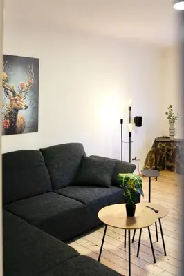 Ein Sitzbereich in der Unterkunft Altstadt Apartment Deluxe 2