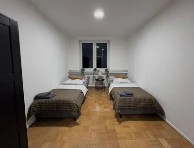Ein Bett oder Betten in einem Zimmer der Unterkunft H&H Duisburg