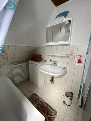 Ein Badezimmer in der Unterkunft Appartement in Düsseldorf