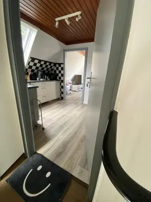 Küche/Küchenzeile in der Unterkunft Appartement in Düsseldorf