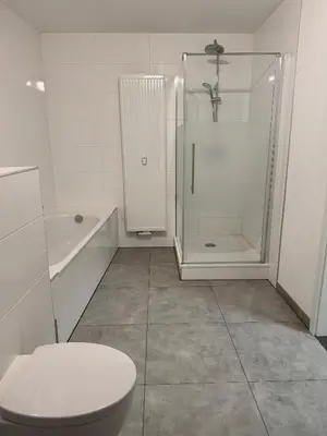 Ein Badezimmer in der Unterkunft Ferienwohnungen am Markt