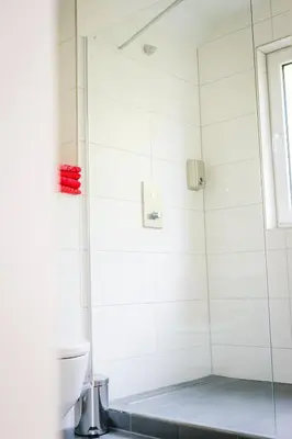 Ein Badezimmer in der Unterkunft Ruhrtal Loft