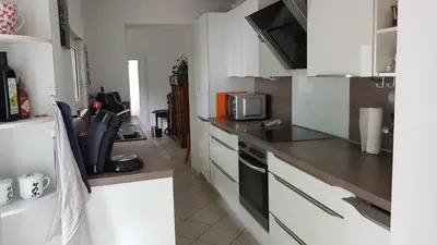 Küche/Küchenzeile in der Unterkunft Das Steigerhaus in Mülheim an der Ruhr