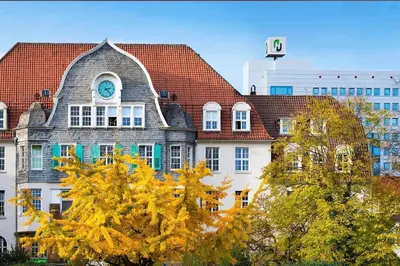 Das Gebäude in dem sich die Ferienwohnung befindet