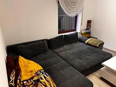 Ein Sitzbereich in der Unterkunft Dortmund Brackel Wohnung