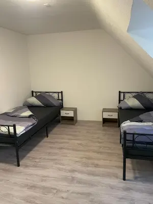 Ein Bett oder Betten in einem Zimmer der Unterkunft Mülheim an der Ruhr Apartment