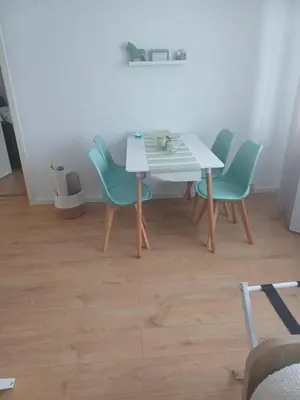 Ein Sitzbereich in der Unterkunft Gästewohnung Illa