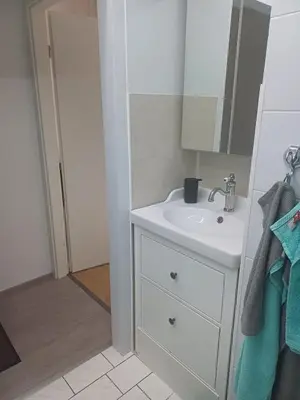 Ein Badezimmer in der Unterkunft Gästewohnung Illa
