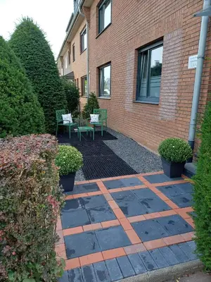 Ein Garten an der Unterkunft Gästewohnung Illa