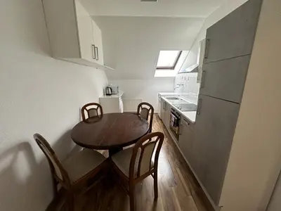 Küche/Küchenzeile in der Unterkunft Cozy Apartment in Herne