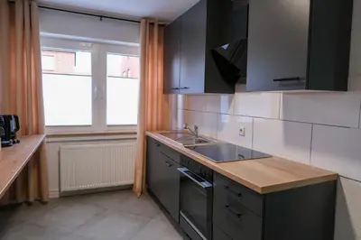 Küche/Küchenzeile in der Unterkunft Deluxe House mit Terrasse & Garten - Komfort & Raum