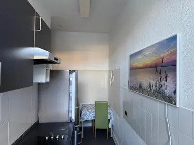 Küche/Küchenzeile in der Unterkunft Hulda Wohnung