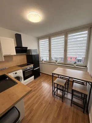 Küche/Küchenzeile in der Unterkunft Schönes Apartment Nähe Arena auf Schalke