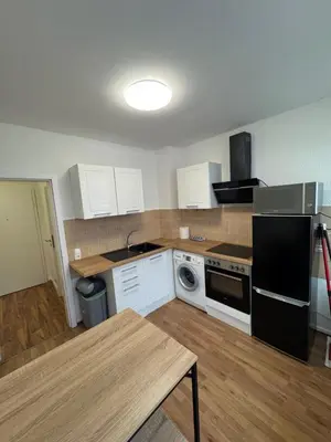 Küche/Küchenzeile in der Unterkunft Schönes Apartment Nähe Arena auf Schalke