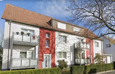 Das Gebäude in dem sich die Ferienwohnung befindet