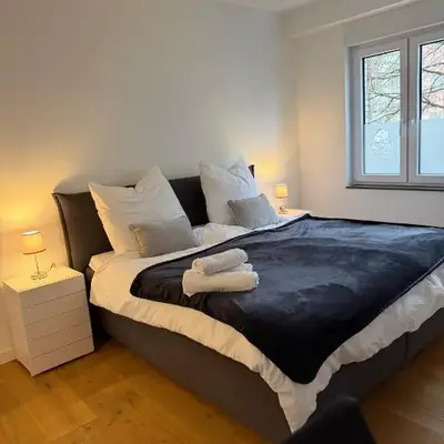 Auszeit am Heidter Berg City und Natur nah mit Stellplatz und Sauna