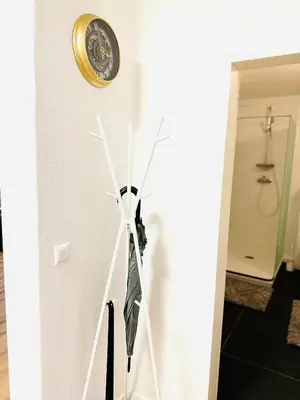 Ein Badezimmer in der Unterkunft MOLA Apartments-Ruhrnahes Apartment mit Balkon & Parkplatz im Herzen von Schwerte-4P