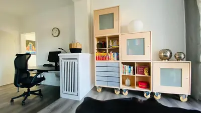 Die Bibliothek in der Ferienwohnung