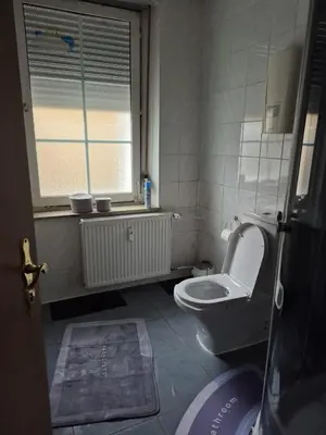 Ein Badezimmer in der Unterkunft FeWo Ohligs-BHF