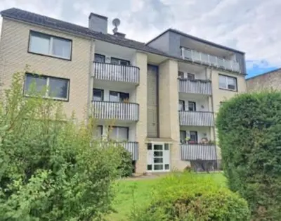 Das Gebäude in dem sich die Ferienwohnung befindet