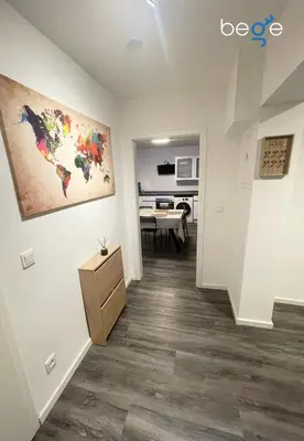 Küche/Küchenzeile in der Unterkunft BEGE APARTMENTS ClearDesk