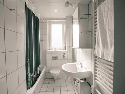 Ein Badezimmer in der Unterkunft Große Unterkunft in Dortmund City