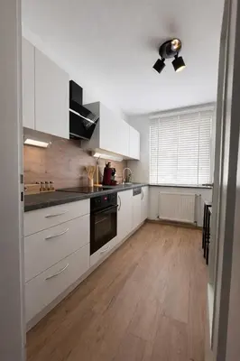 Küche/Küchenzeile in der Unterkunft Holiday apartment im Bergischen Land