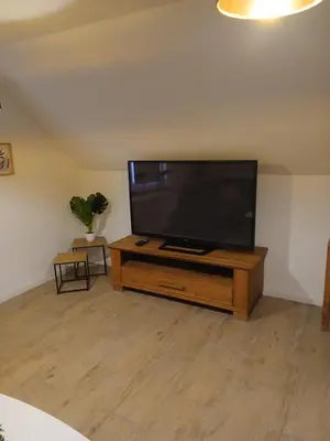 TV/Unterhaltungsangebot in der Unterkunft Blue sky apartment