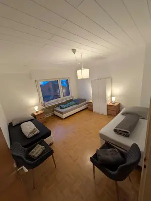 Ein Sitzbereich in der Unterkunft Luna City Apartments - Central Living