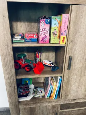 Die Bibliothek in der Ferienwohnung