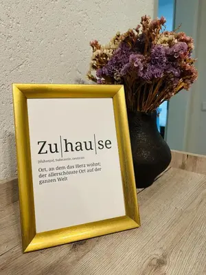 Ein Zertifikat, Auszeichnung, Logo oder anderes Dokument, das in der Unterkunft Loft im Revier ausgestellt ist