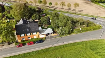Blick auf 115 qm Apartment für bis zu 8 Personen mit 4 Schlafzimmern aus der Vogelperspektive
