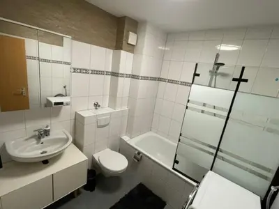 Ein Badezimmer in der Unterkunft Charmante 3-Zimmer Wohnung in Recklinghausen