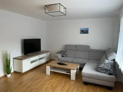 Ein Sitzbereich in der Unterkunft Charmante 3-Zimmer Wohnung in Recklinghausen