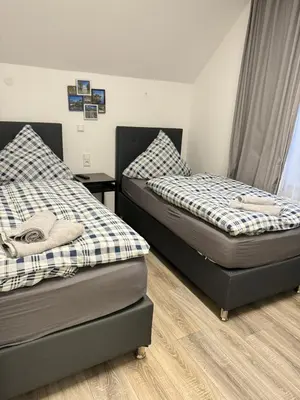 Ein Bett oder Betten in einem Zimmer der Unterkunft New Apartments - Free Parking - WiFi - Kitchen