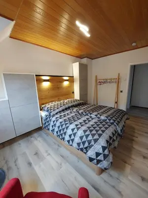Ein Bett oder Betten in einem Zimmer der Unterkunft Stadt-Land-Bochum Stiepel