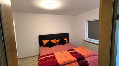 Ein Bett oder Betten in einem Zimmer der Unterkunft Unterkunft Nähe Centro Oberhausen