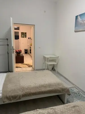 Ein Bett oder Betten in einem Zimmer der Unterkunft city room Düsseldorf - Messe - Airport