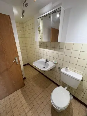 Ein Badezimmer in der Unterkunft Schöne Apartments am Blaffertsberg RS01