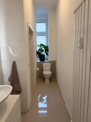 Ein Badezimmer in der Unterkunft Modernes Design-Apartment in Duisburg-Rheinhausen