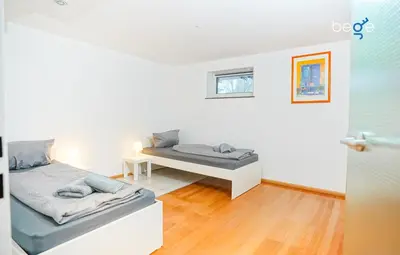 Ein Sitzbereich in der Unterkunft BEGE APARTMENTS TeamHome