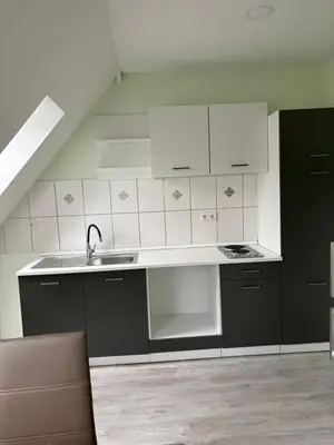 Küche/Küchenzeile in der Unterkunft Red Dot Apartment Lucky