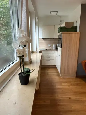 Küche/Küchenzeile in der Unterkunft Business Apartment in Duisburg 400m weit von Hbf