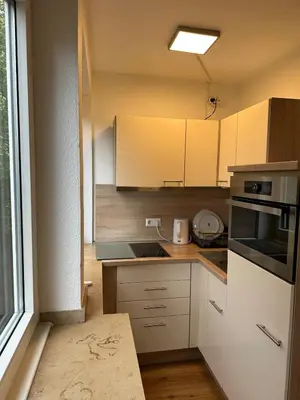 Küche/Küchenzeile in der Unterkunft Business Apartment in Duisburg 400m weit von Hbf